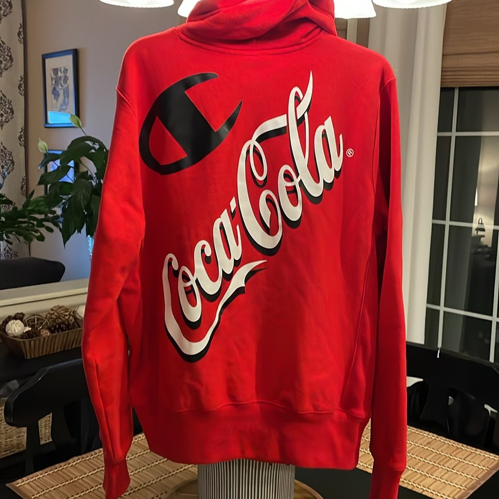 Champion Red cocoa cola hoodie